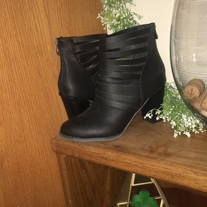 Black ankle boots